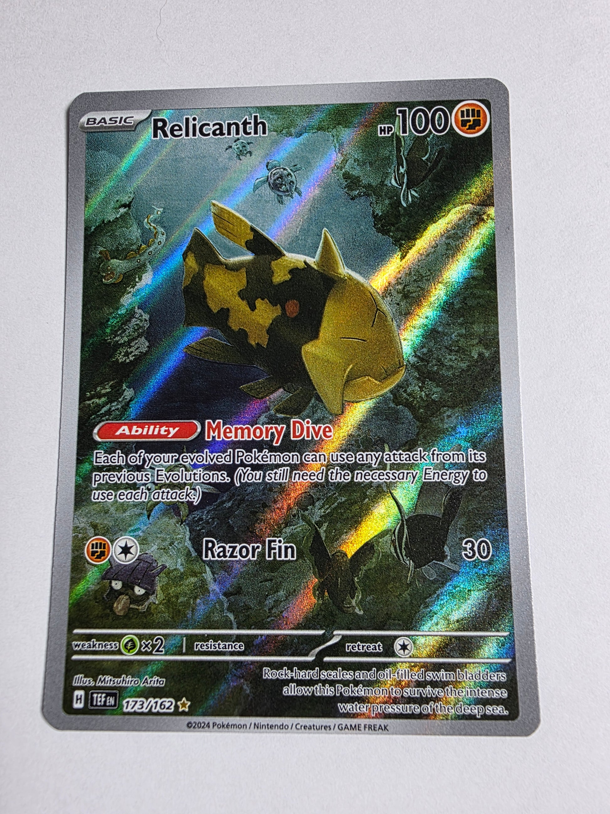 2024 Temporal Forces Relicanth 173/162