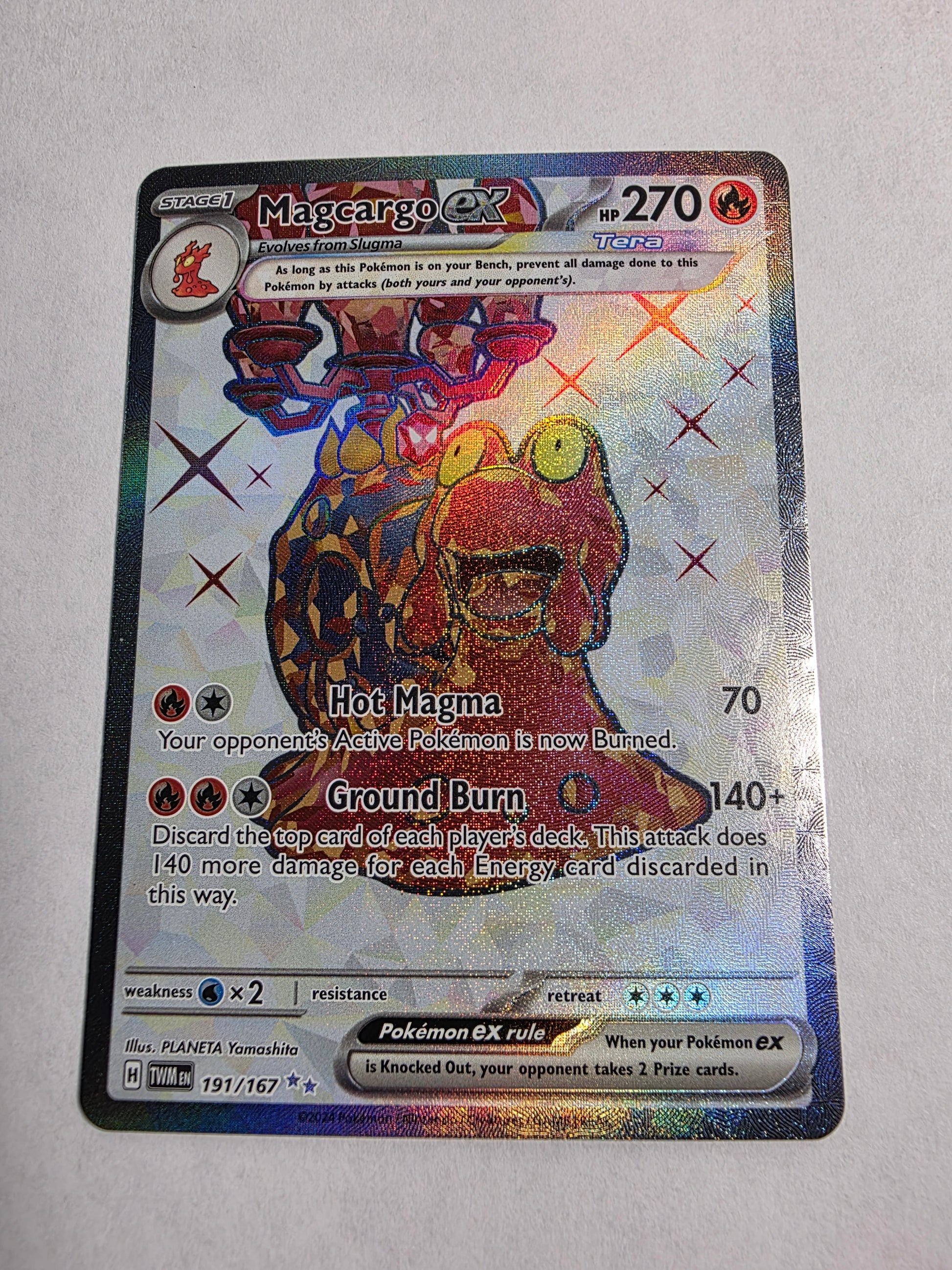 2024 Twilight Masquerade Magcargo ex 191/167