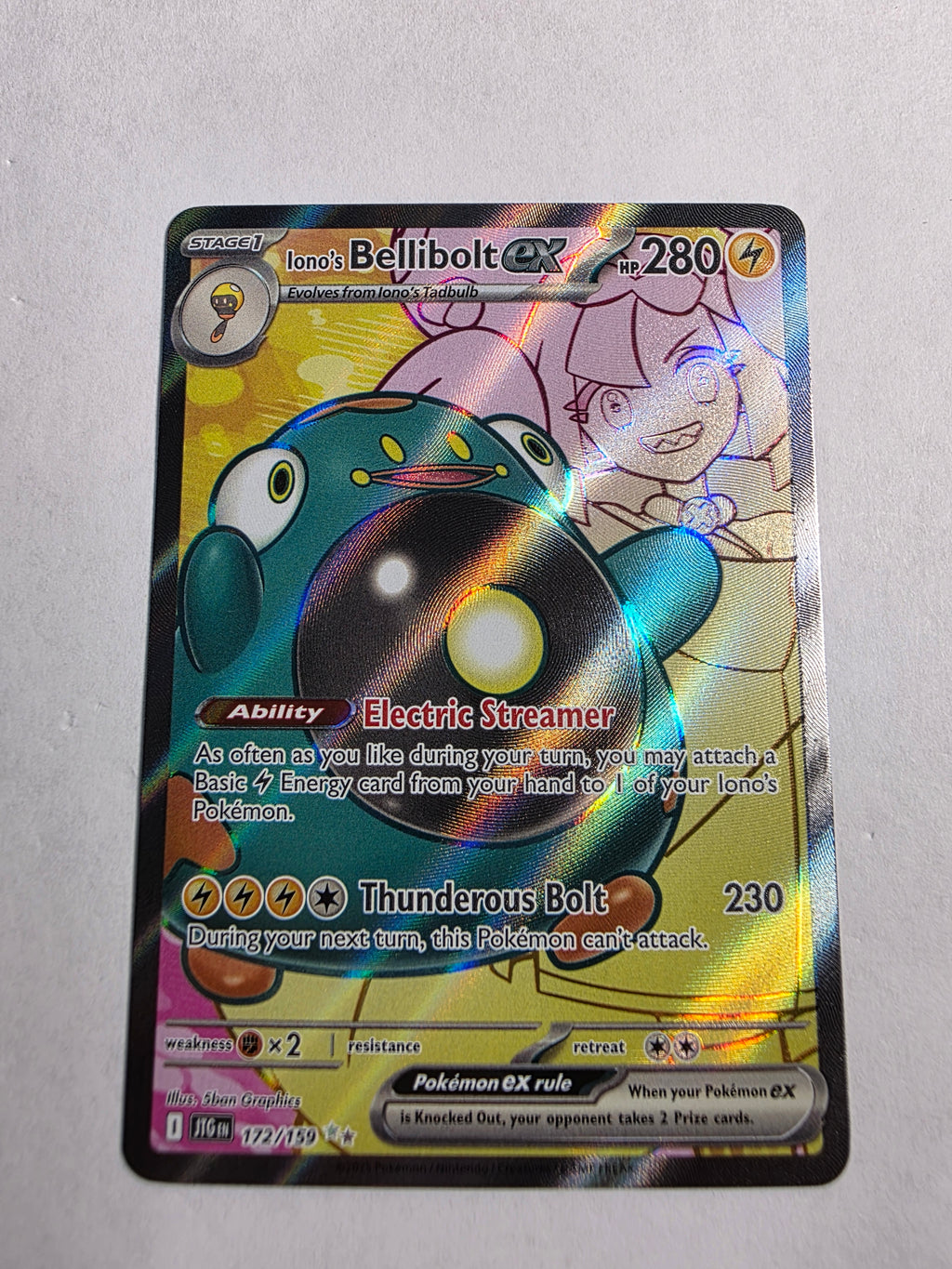 2025 Journey Together Iono's Bellibolt ex 172/159