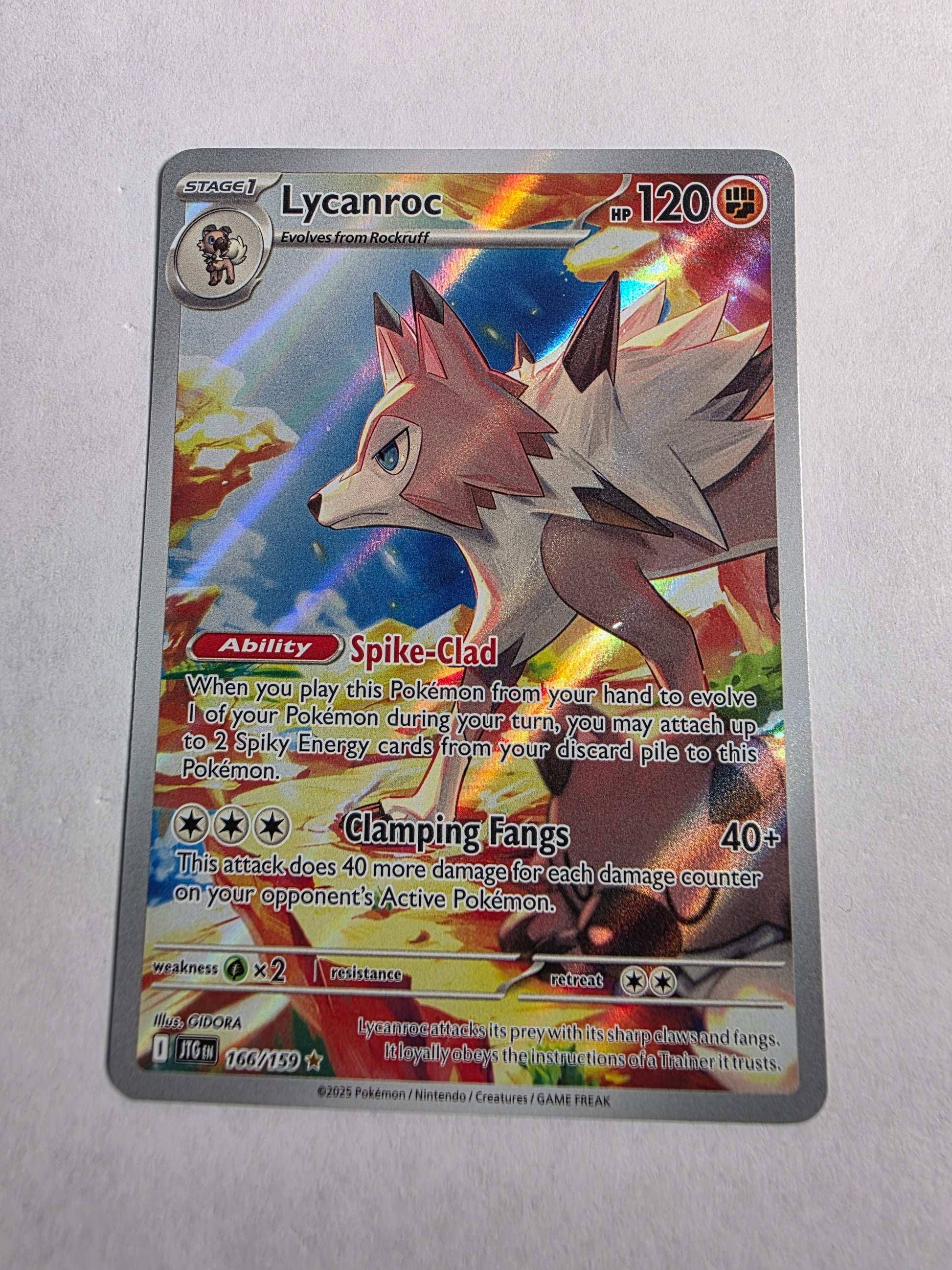2025 Journey Together Lycanroc 166/159