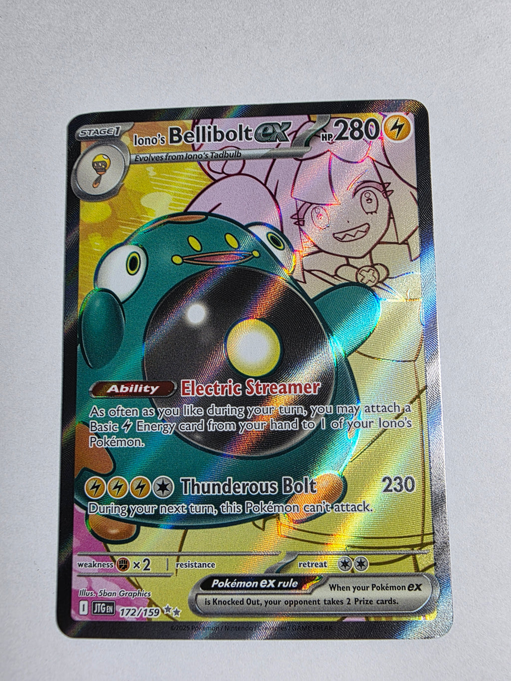2025 Journey Together Iono's Bellibolt ex 172/159