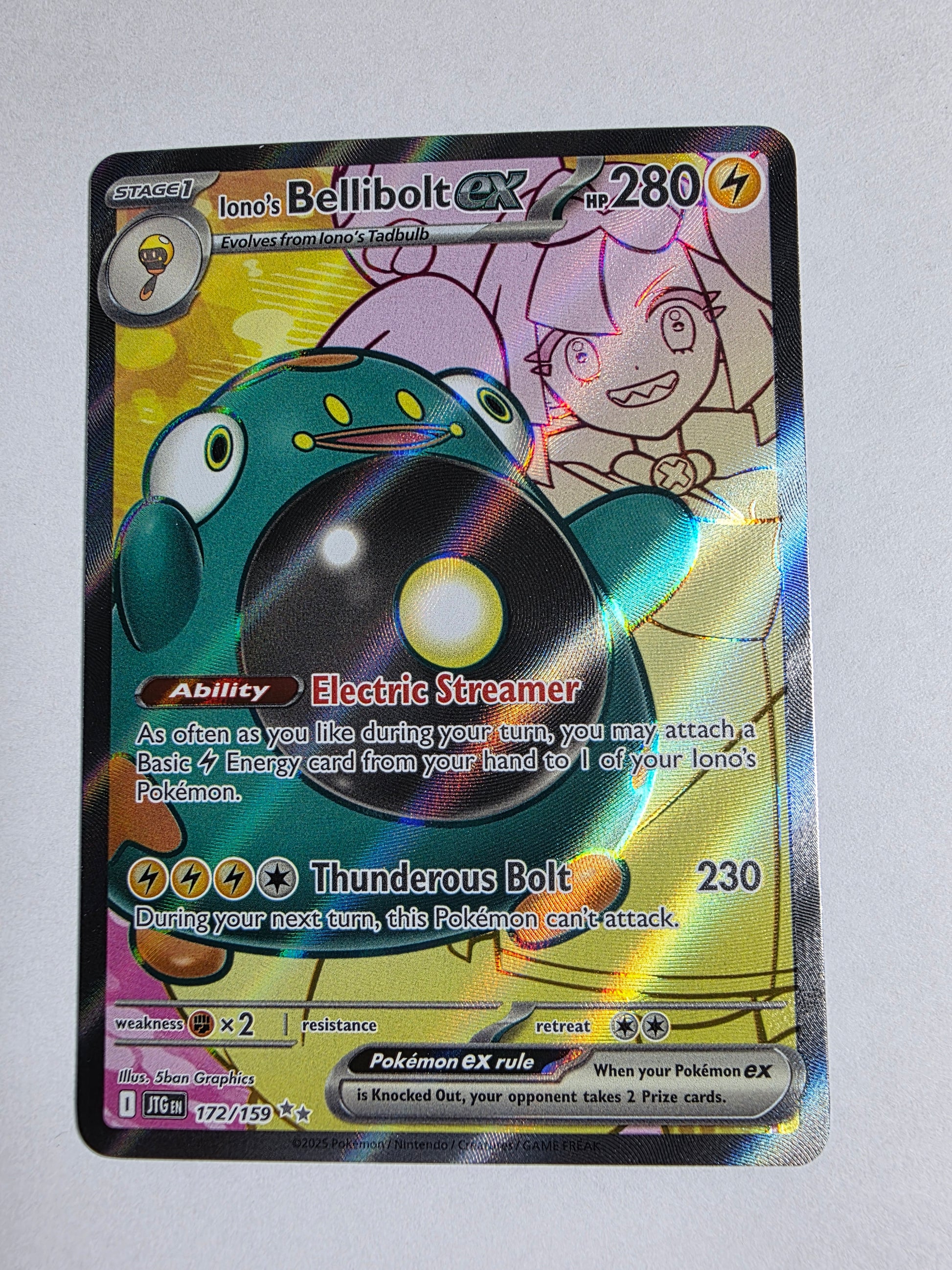 2025 Journey Together Iono's Bellibolt ex 172/159