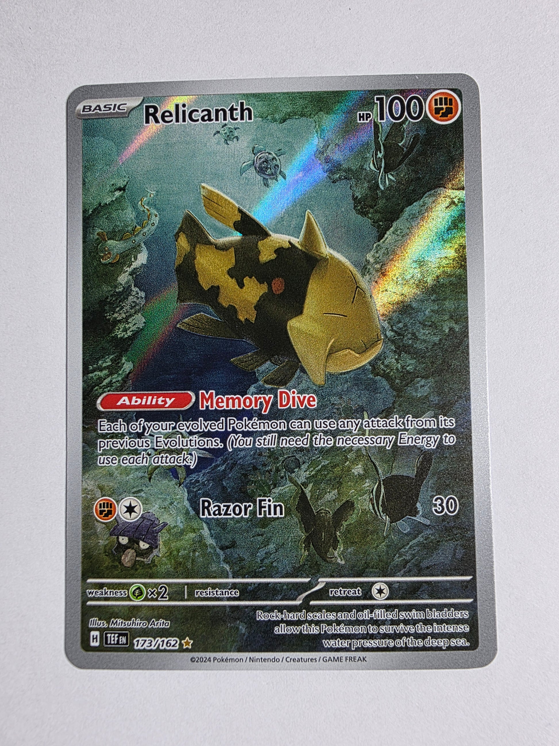 2024 Temporal Forces Relicanth 173/162