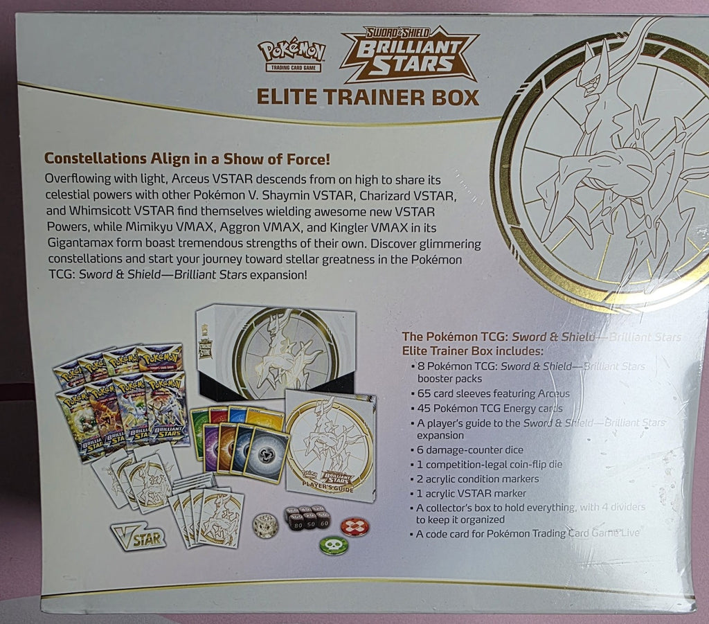 Pokemon Brilliant Stars Elite Trainer Box