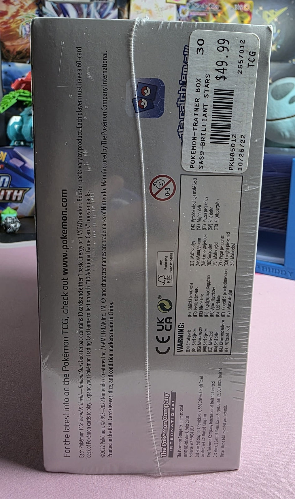 Pokemon Brilliant Stars Elite Trainer Box
