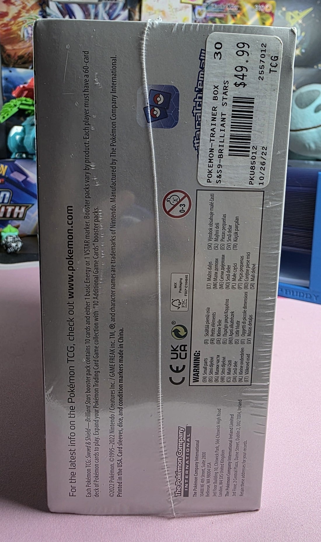 Pokemon Brilliant Stars Elite Trainer Box