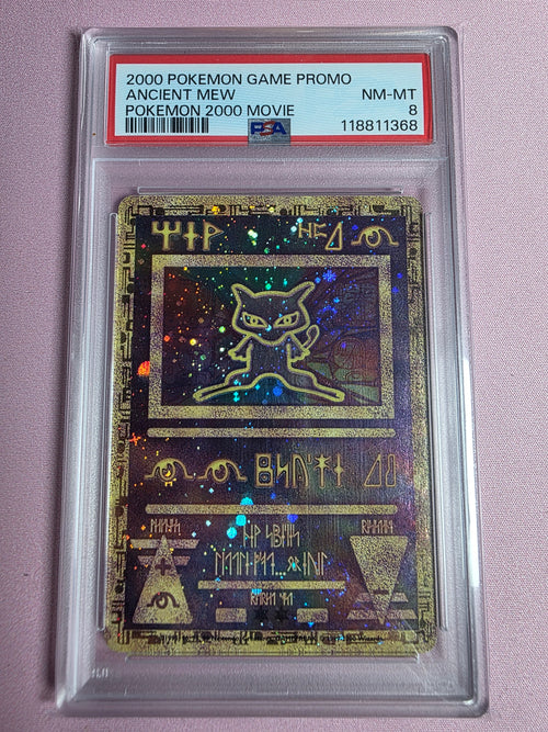 2000 Pokemon 2000 Movie Ancient Mew -  PSA 8